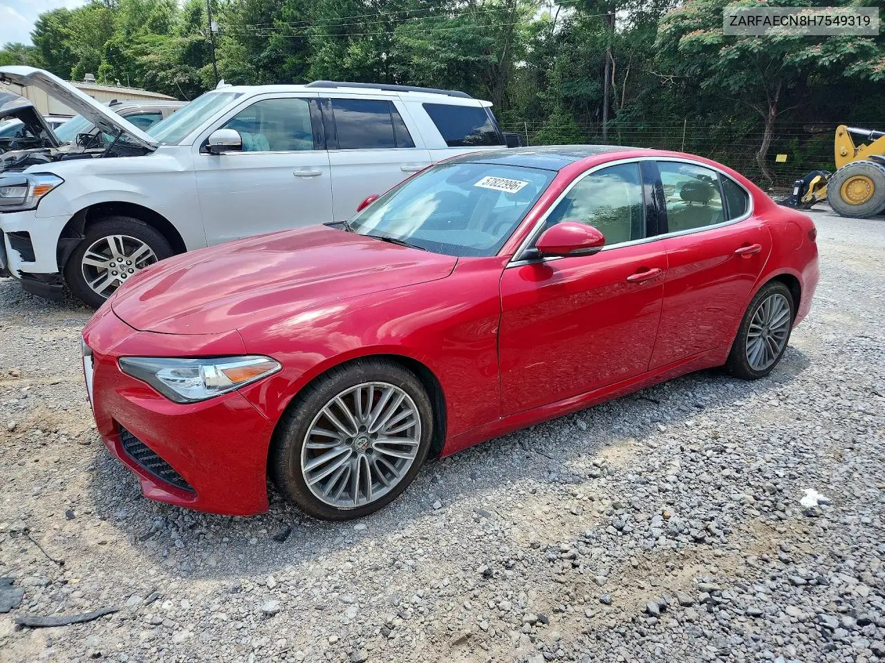 2017 Alfa Romeo Giulia Ti VIN: ZARFAECN8H7549319 Lot: 57822996