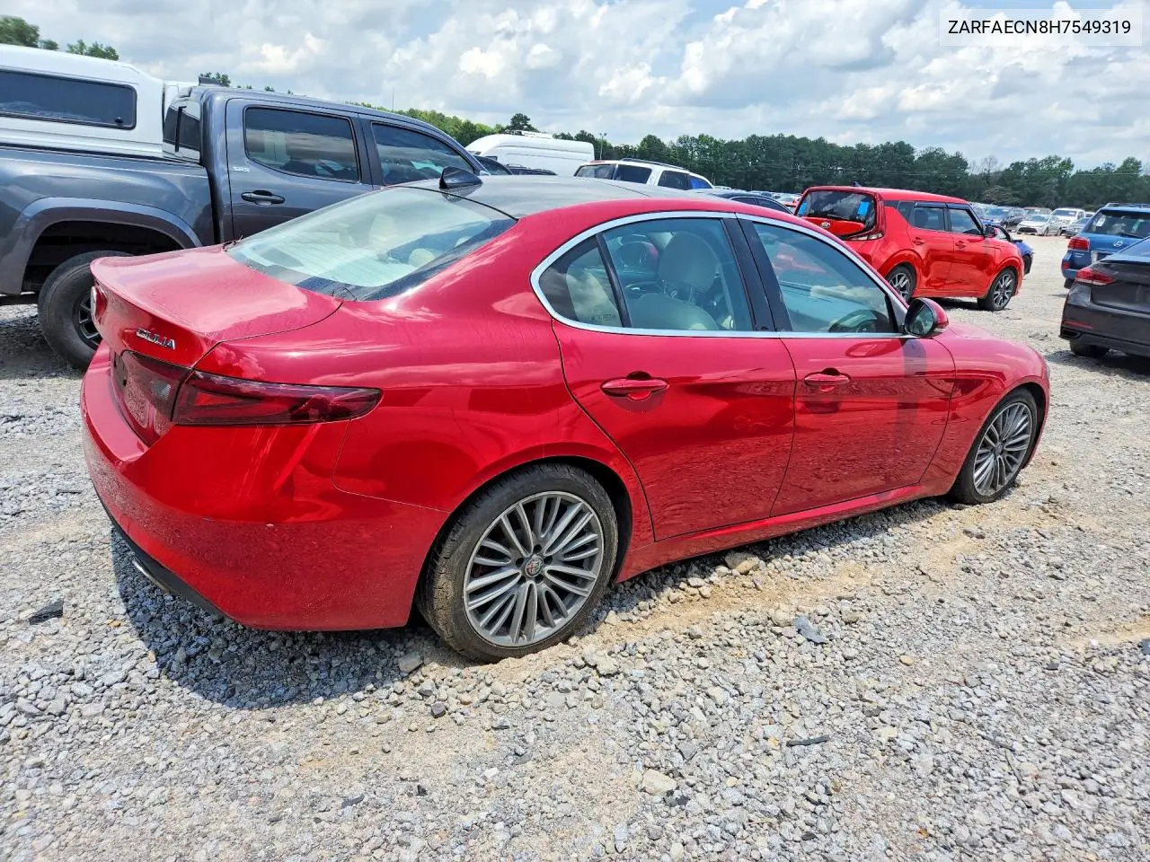 2017 Alfa Romeo Giulia Ti VIN: ZARFAECN8H7549319 Lot: 57822996