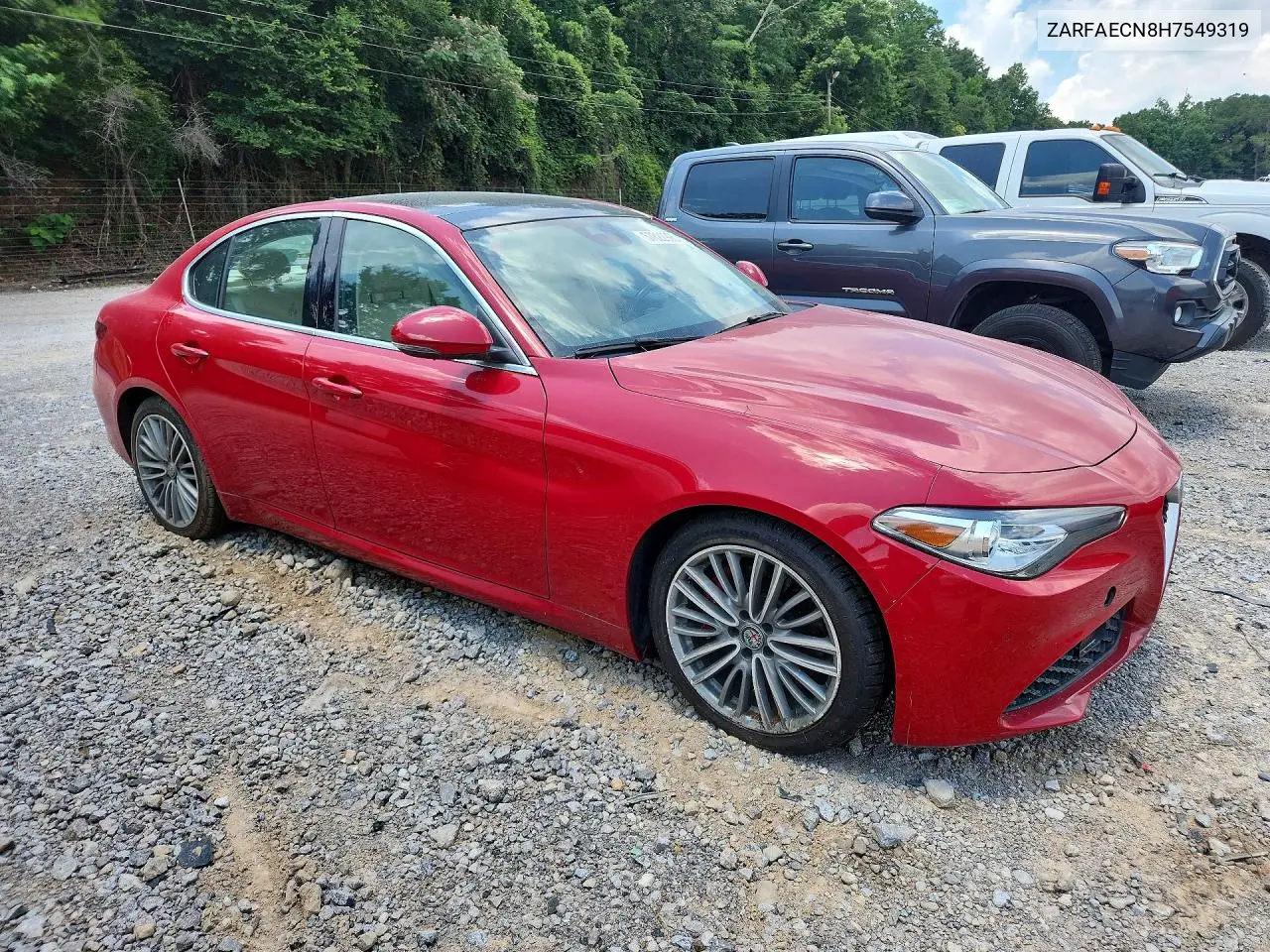 2017 Alfa Romeo Giulia Ti VIN: ZARFAECN8H7549319 Lot: 57822996