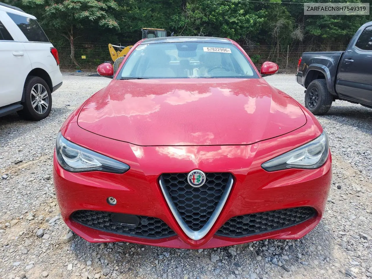 2017 Alfa Romeo Giulia Ti VIN: ZARFAECN8H7549319 Lot: 57822996