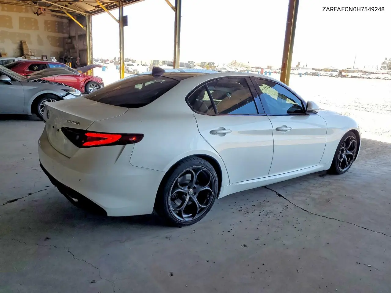 2017 Alfa Romeo Giulia Ti VIN: ZARFAECN0H7549248 Lot: 57968416