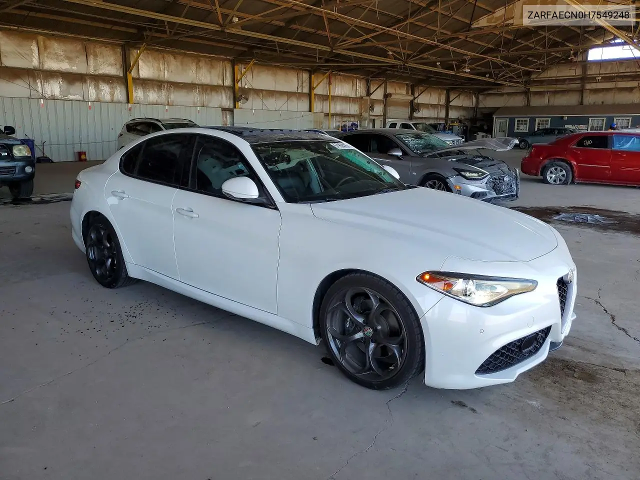 2017 Alfa Romeo Giulia Ti VIN: ZARFAECN0H7549248 Lot: 57968416