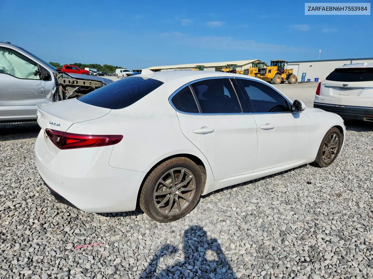 2017 Alfa Romeo Giulia VIN: ZARFAEBN6H7553984 Lot: 59110336