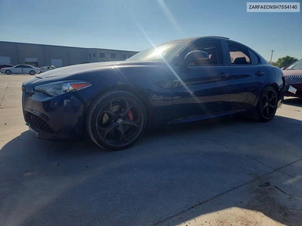 2017 Alfa Romeo Giulia Ti VIN: ZARFAECN5H7554140 Lot: 59979936
