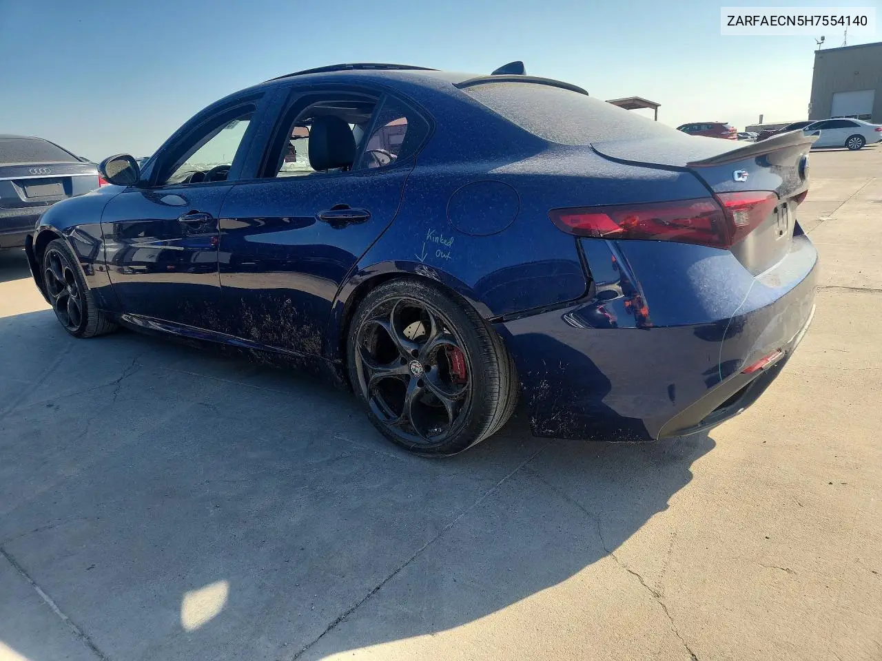 2017 Alfa Romeo Giulia Ti VIN: ZARFAECN5H7554140 Lot: 59979936