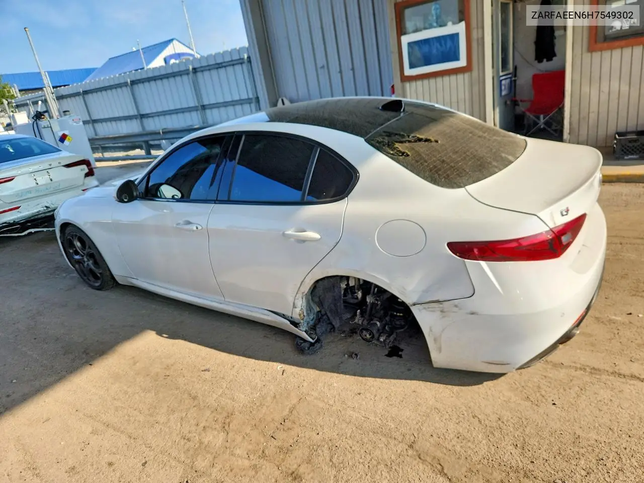 2017 Alfa Romeo Giulia Ti Q4 VIN: ZARFAEEN6H7549302 Lot: 60394726