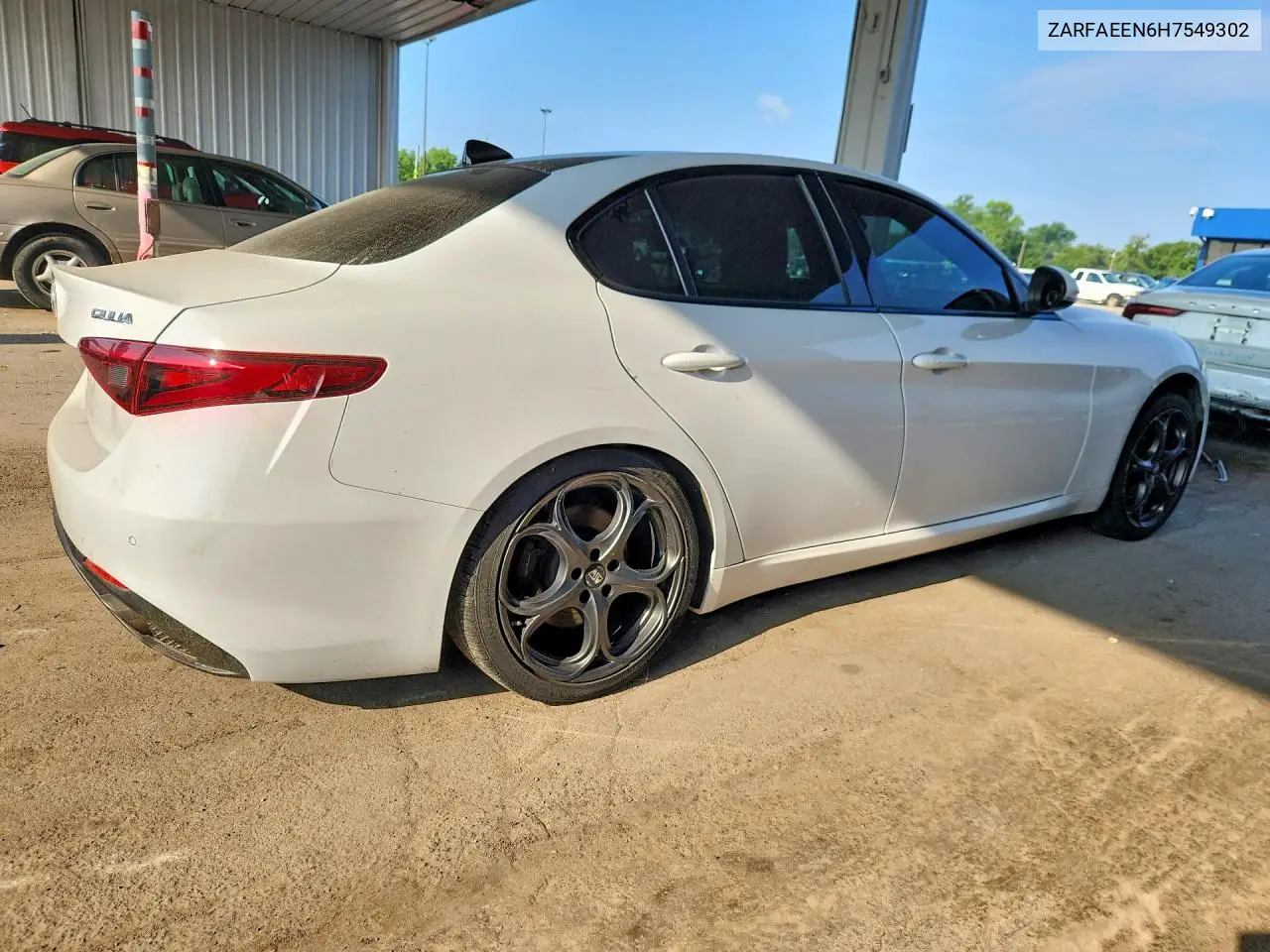 2017 Alfa Romeo Giulia Ti Q4 VIN: ZARFAEEN6H7549302 Lot: 60394726