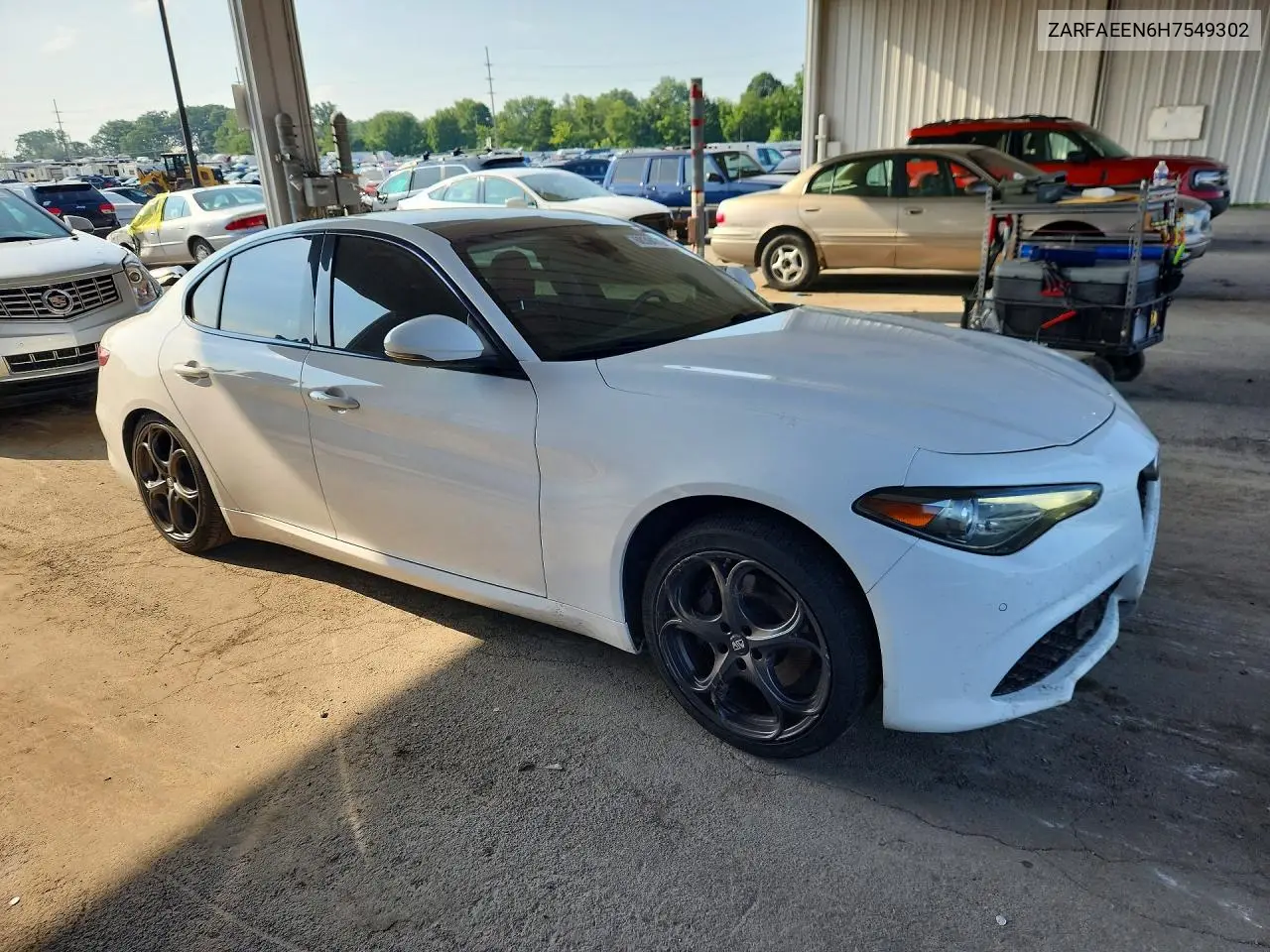 2017 Alfa Romeo Giulia Ti Q4 VIN: ZARFAEEN6H7549302 Lot: 60394726