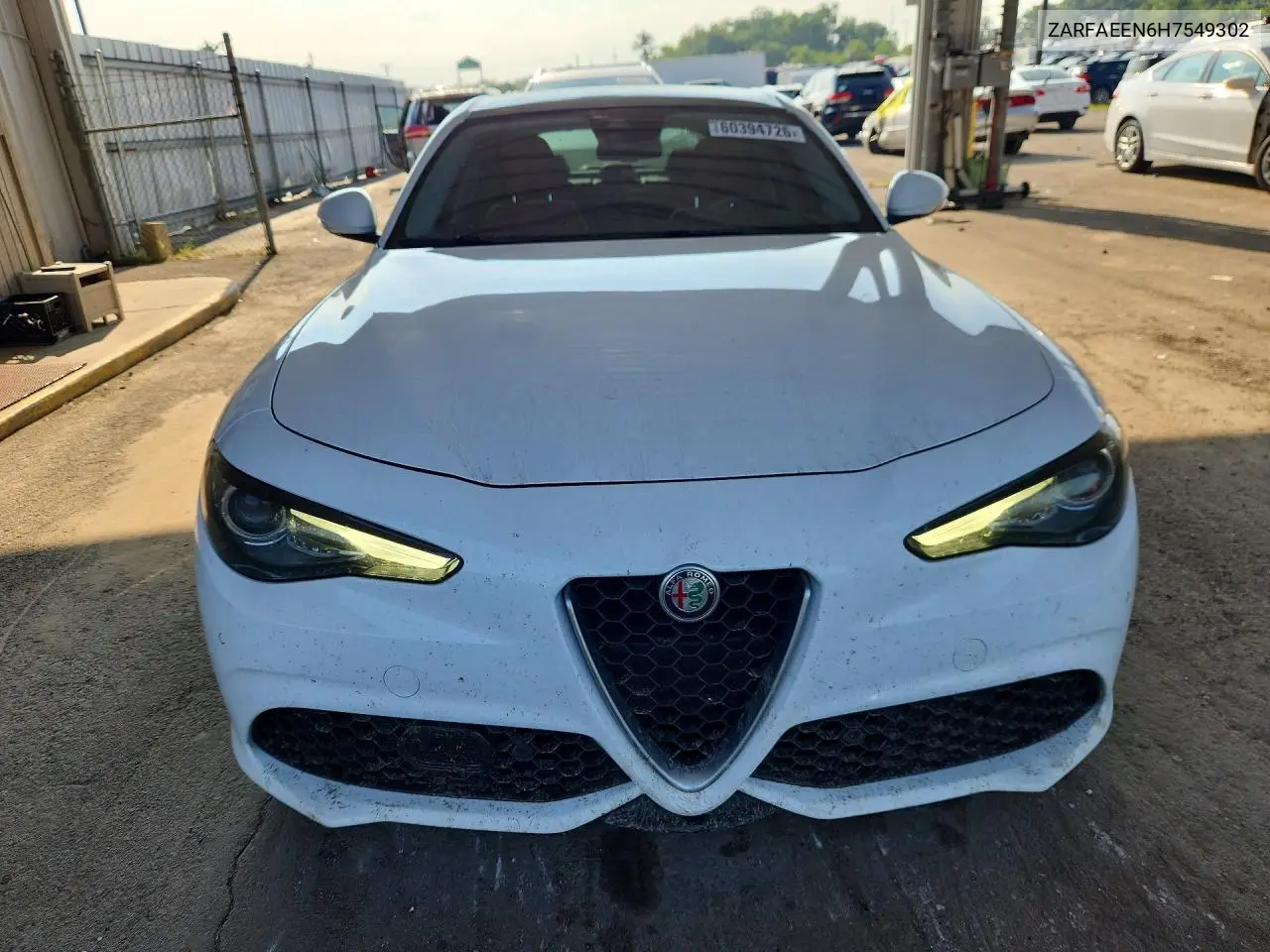2017 Alfa Romeo Giulia Ti Q4 VIN: ZARFAEEN6H7549302 Lot: 60394726