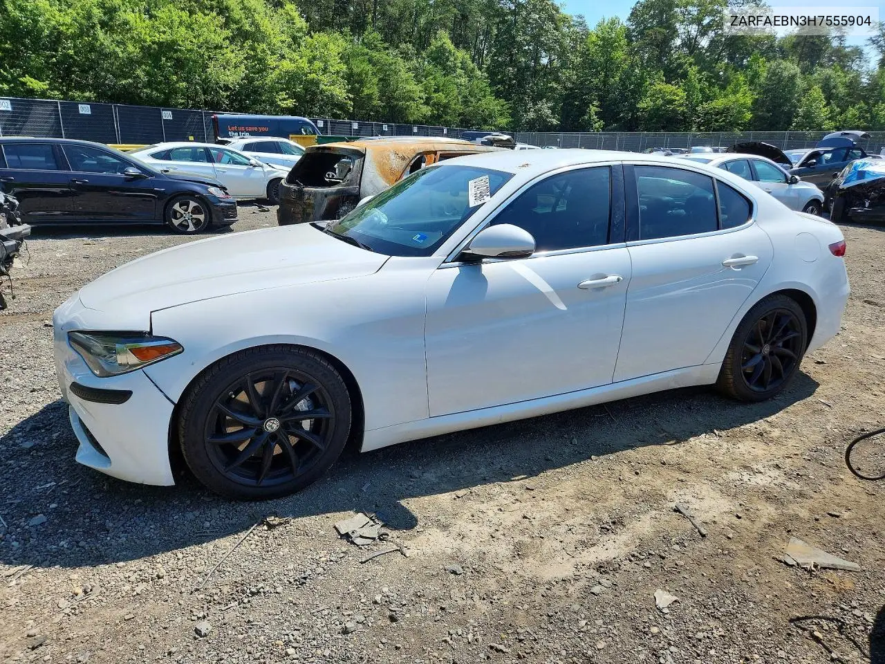 2017 Alfa Romeo Giulia VIN: ZARFAEBN3H7555904 Lot: 61247996