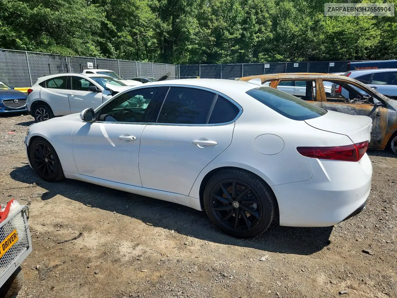 2017 Alfa Romeo Giulia VIN: ZARFAEBN3H7555904 Lot: 61247996