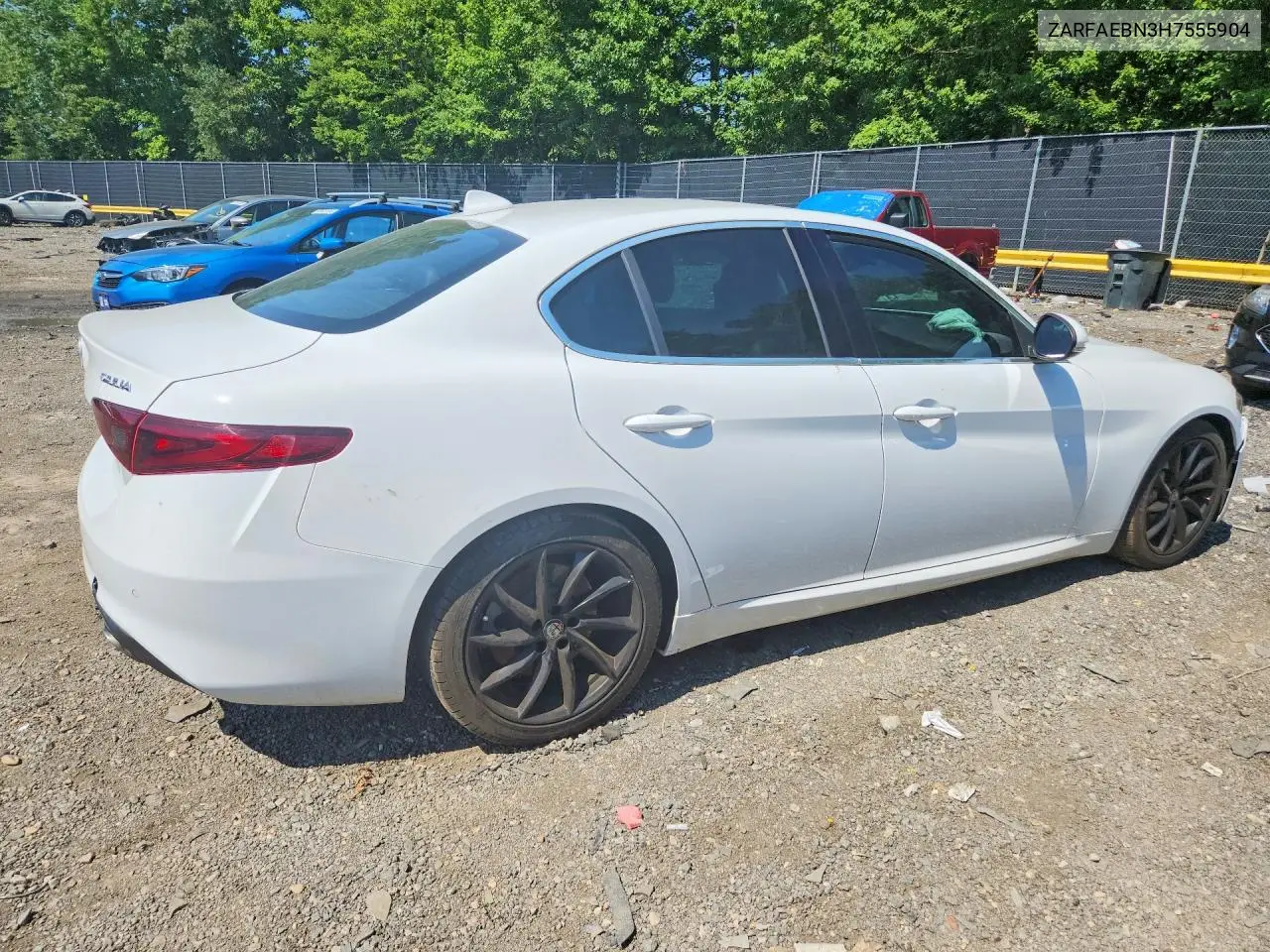 2017 Alfa Romeo Giulia VIN: ZARFAEBN3H7555904 Lot: 61247996