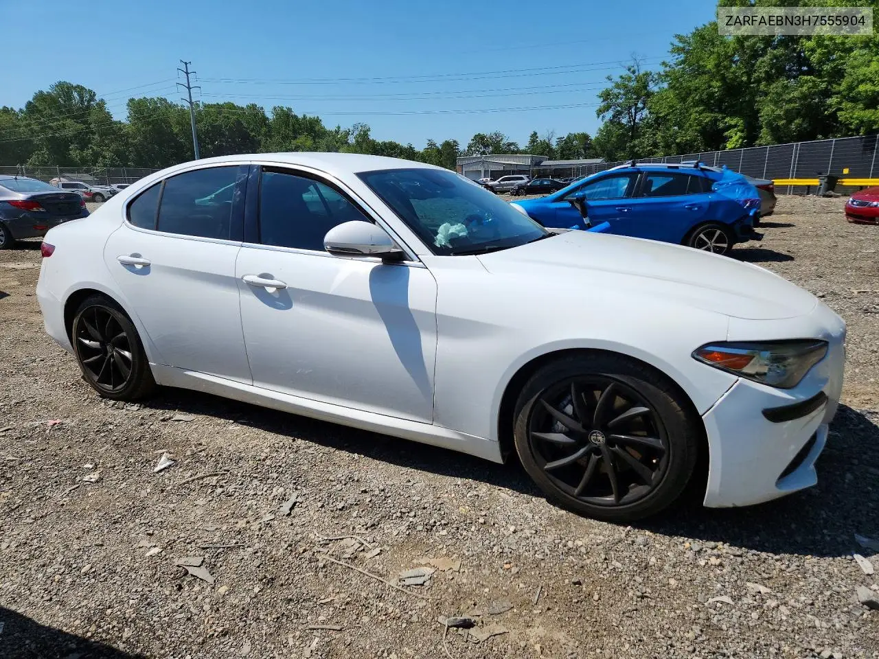 2017 Alfa Romeo Giulia VIN: ZARFAEBN3H7555904 Lot: 61247996