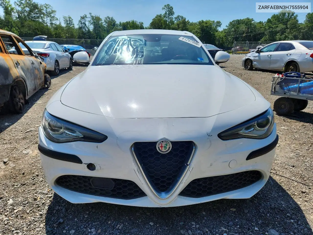 2017 Alfa Romeo Giulia VIN: ZARFAEBN3H7555904 Lot: 61247996