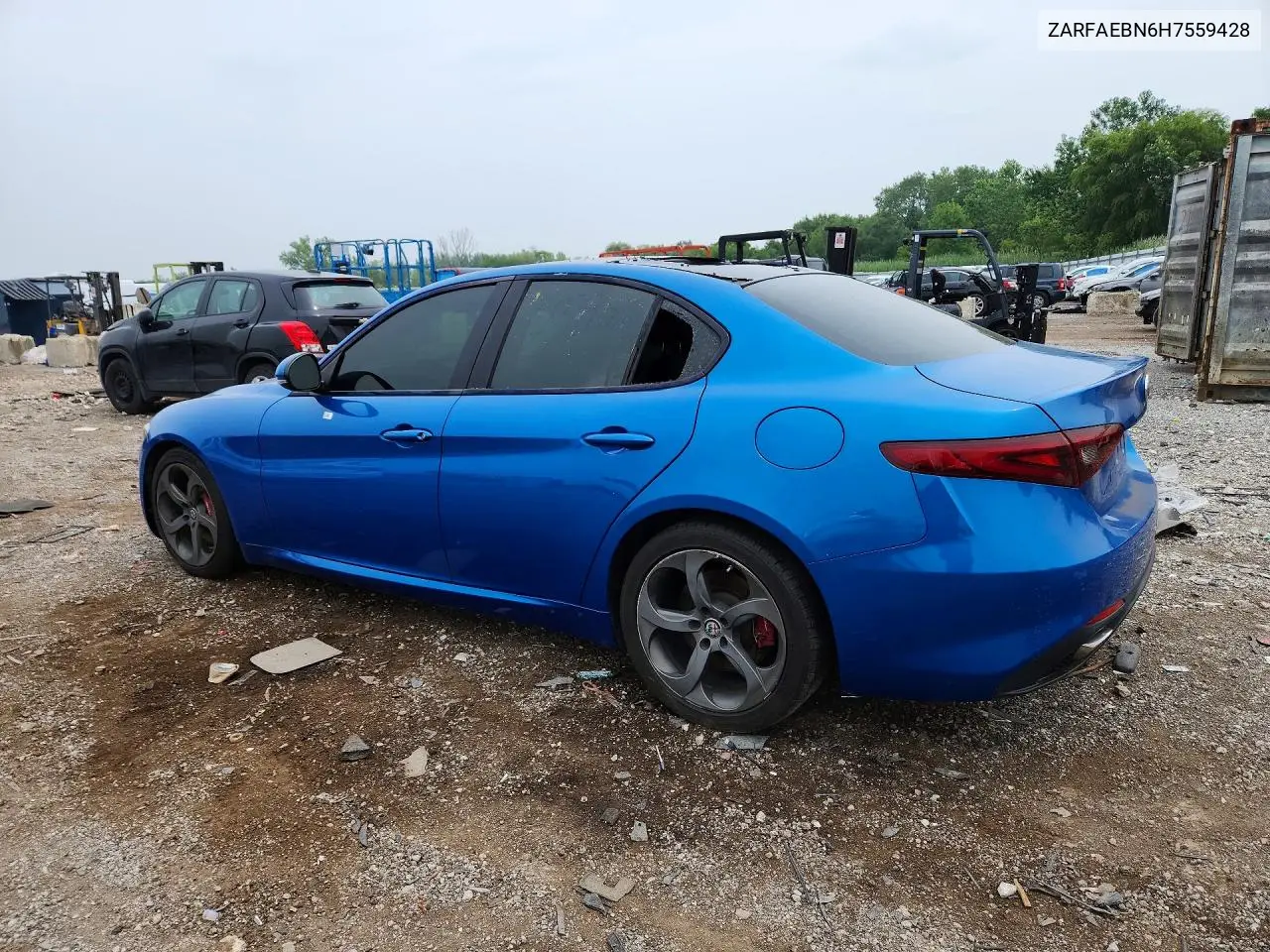 2017 Alfa Romeo Giulia VIN: ZARFAEBN6H7559428 Lot: 61913776