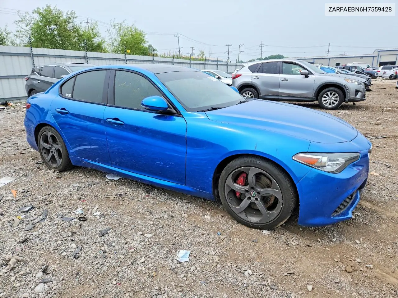 2017 Alfa Romeo Giulia VIN: ZARFAEBN6H7559428 Lot: 61913776