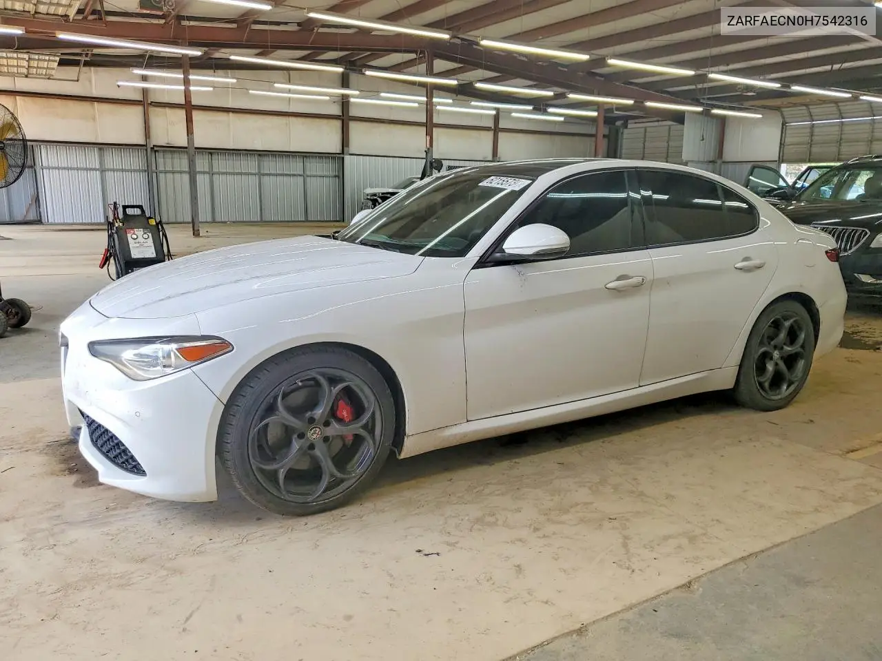 2017 Alfa Romeo Giulia Ti VIN: ZARFAECN0H7542316 Lot: 62155736