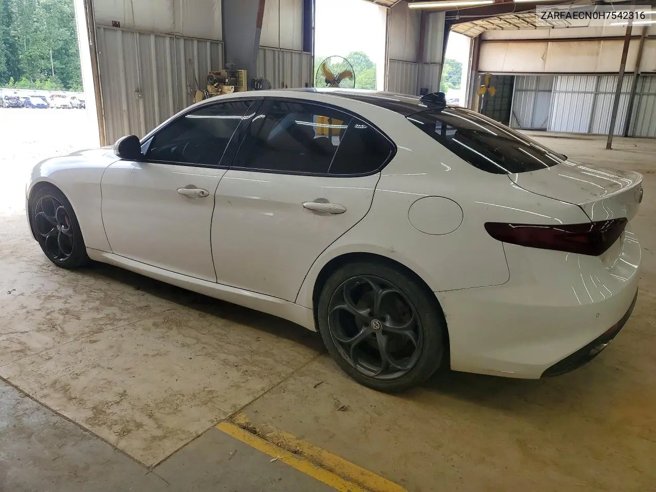 2017 Alfa Romeo Giulia Ti VIN: ZARFAECN0H7542316 Lot: 62155736