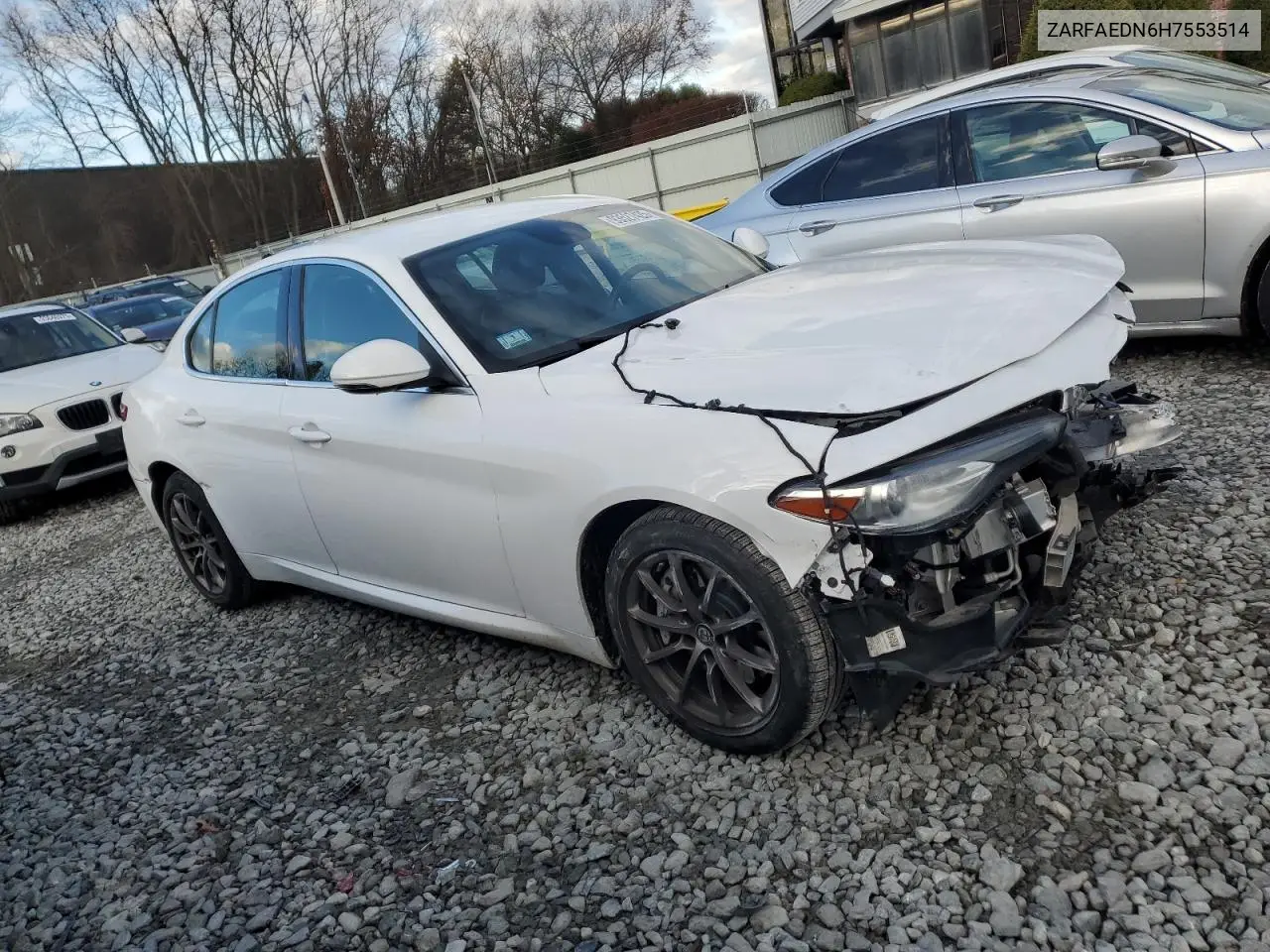 ZARFAEDN6H7553514 2017 Alfa Romeo Giulia Q4