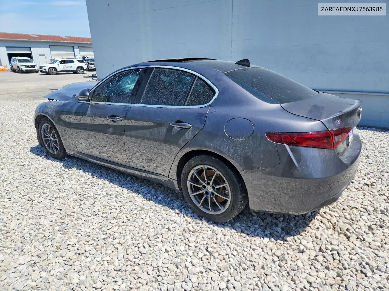 2018 Alfa Romeo Giulia Q4 VIN: ZARFAEDNXJ7563985 Lot: 50492996