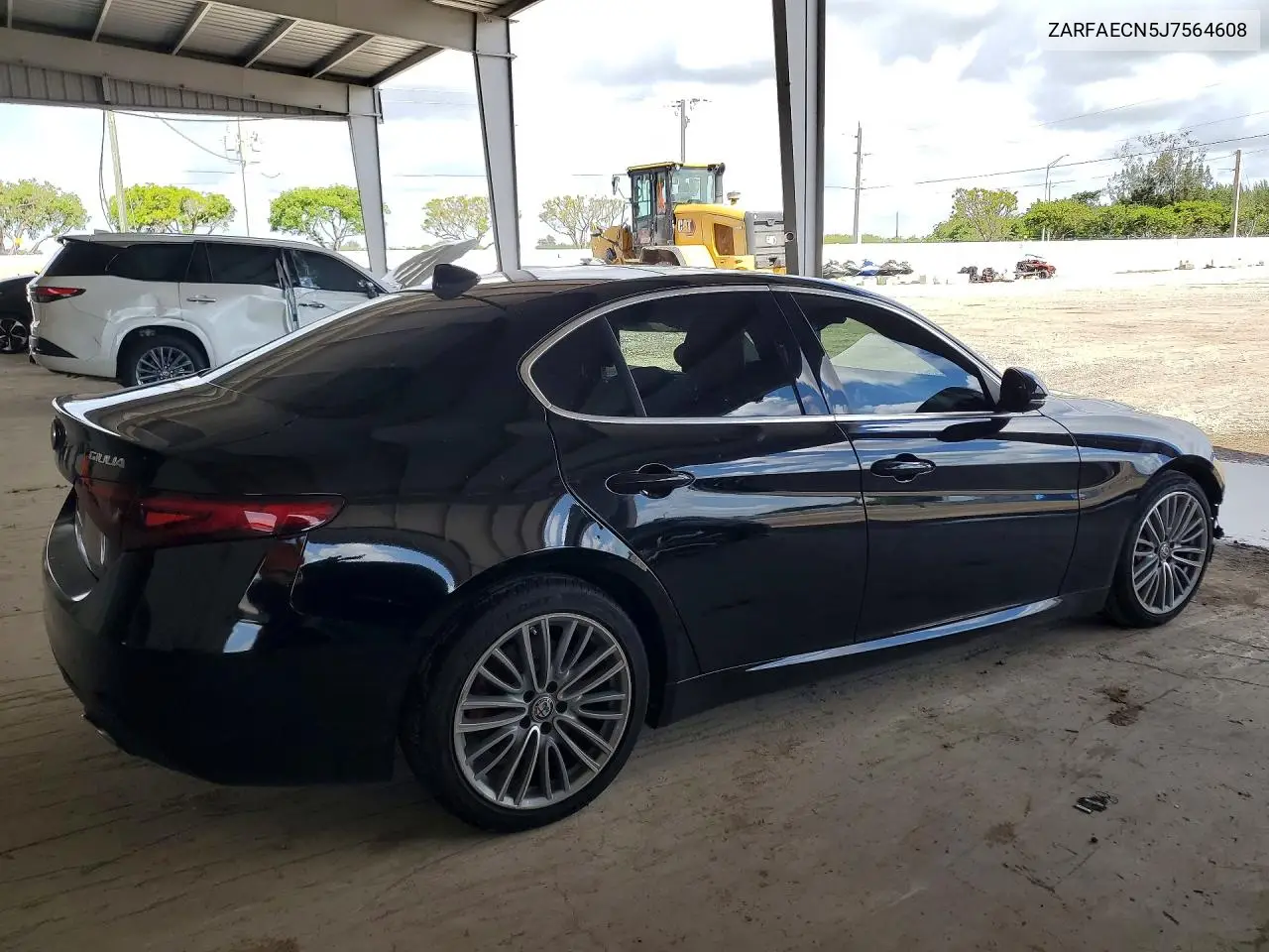 2018 Alfa Romeo Giulia Ti VIN: ZARFAECN5J7564608 Lot: 54141566