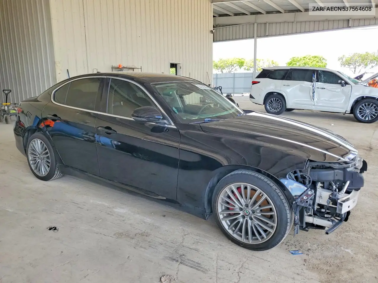 2018 Alfa Romeo Giulia Ti VIN: ZARFAECN5J7564608 Lot: 54141566