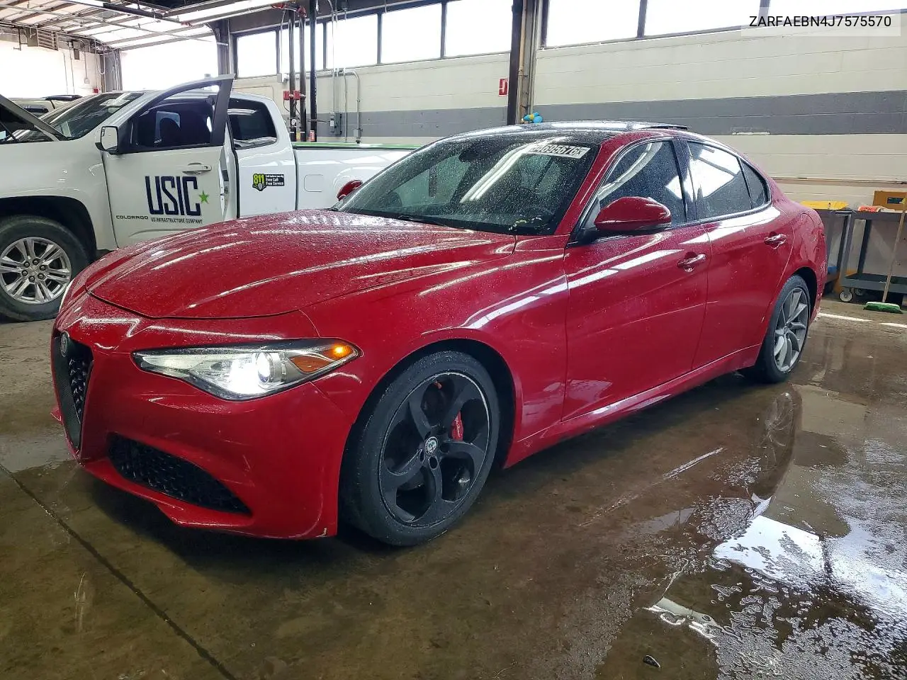 2018 Alfa Romeo Giulia VIN: ZARFAEBN4J7575570 Lot: 54695676