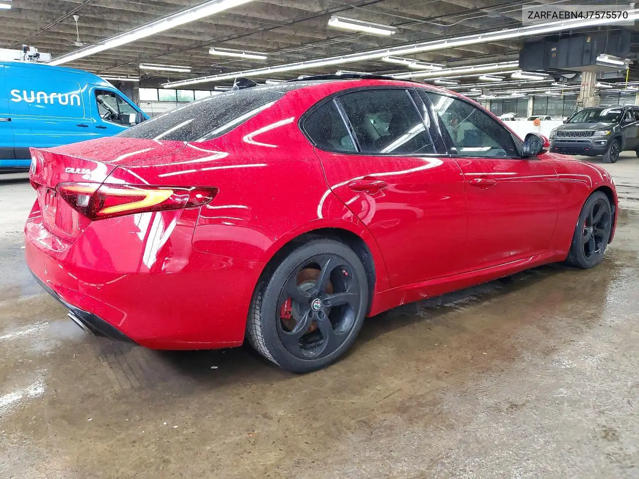 2018 Alfa Romeo Giulia VIN: ZARFAEBN4J7575570 Lot: 54695676