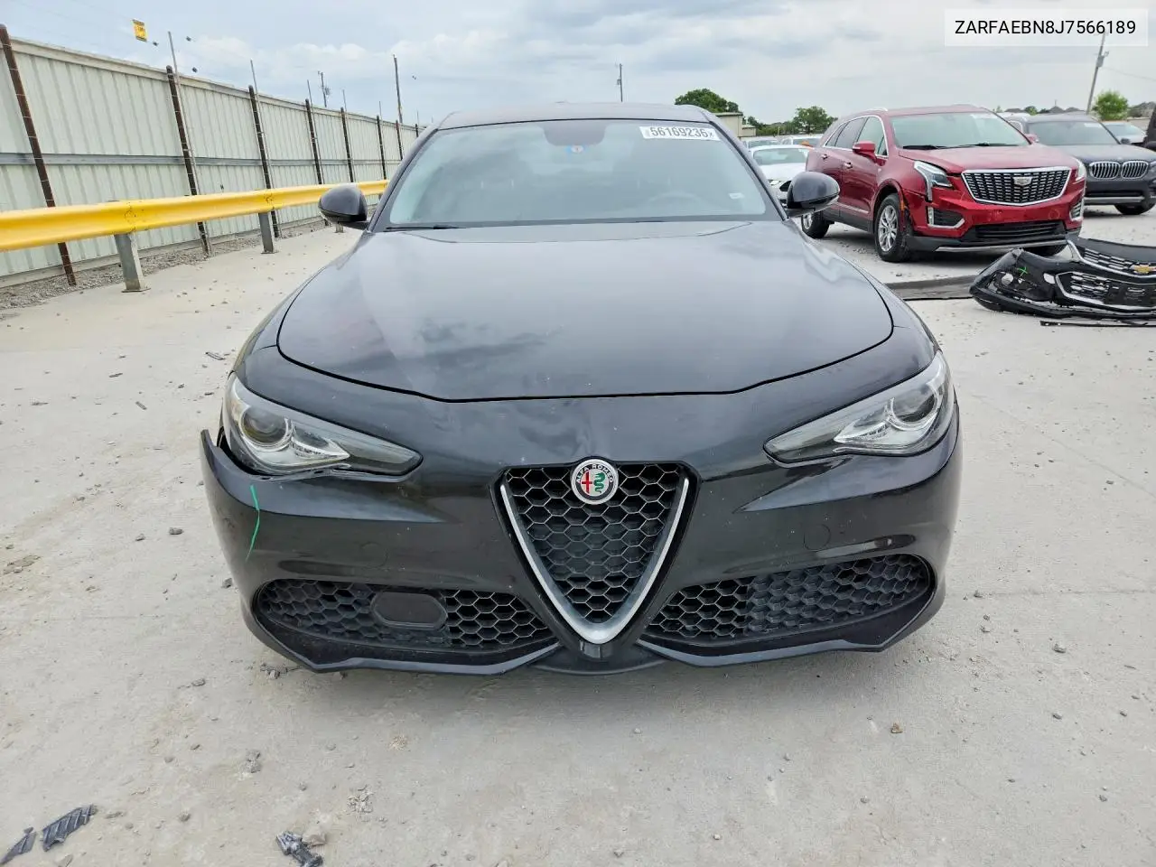 2018 Alfa Romeo Giulia VIN: ZARFAEBN8J7566189 Lot: 56169236