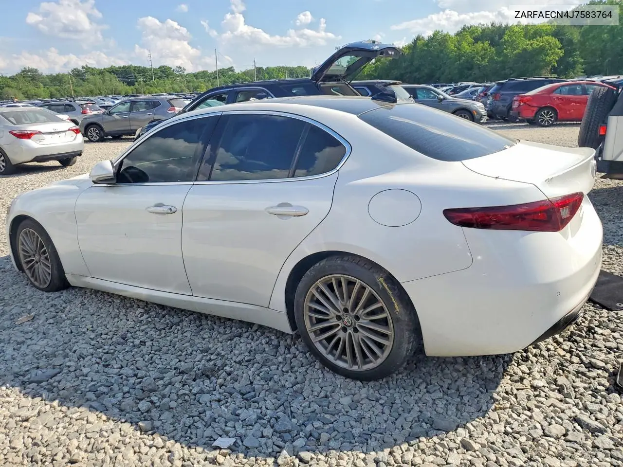 2018 Alfa Romeo Giulia Ti VIN: ZARFAECN4J7583764 Lot: 57401886