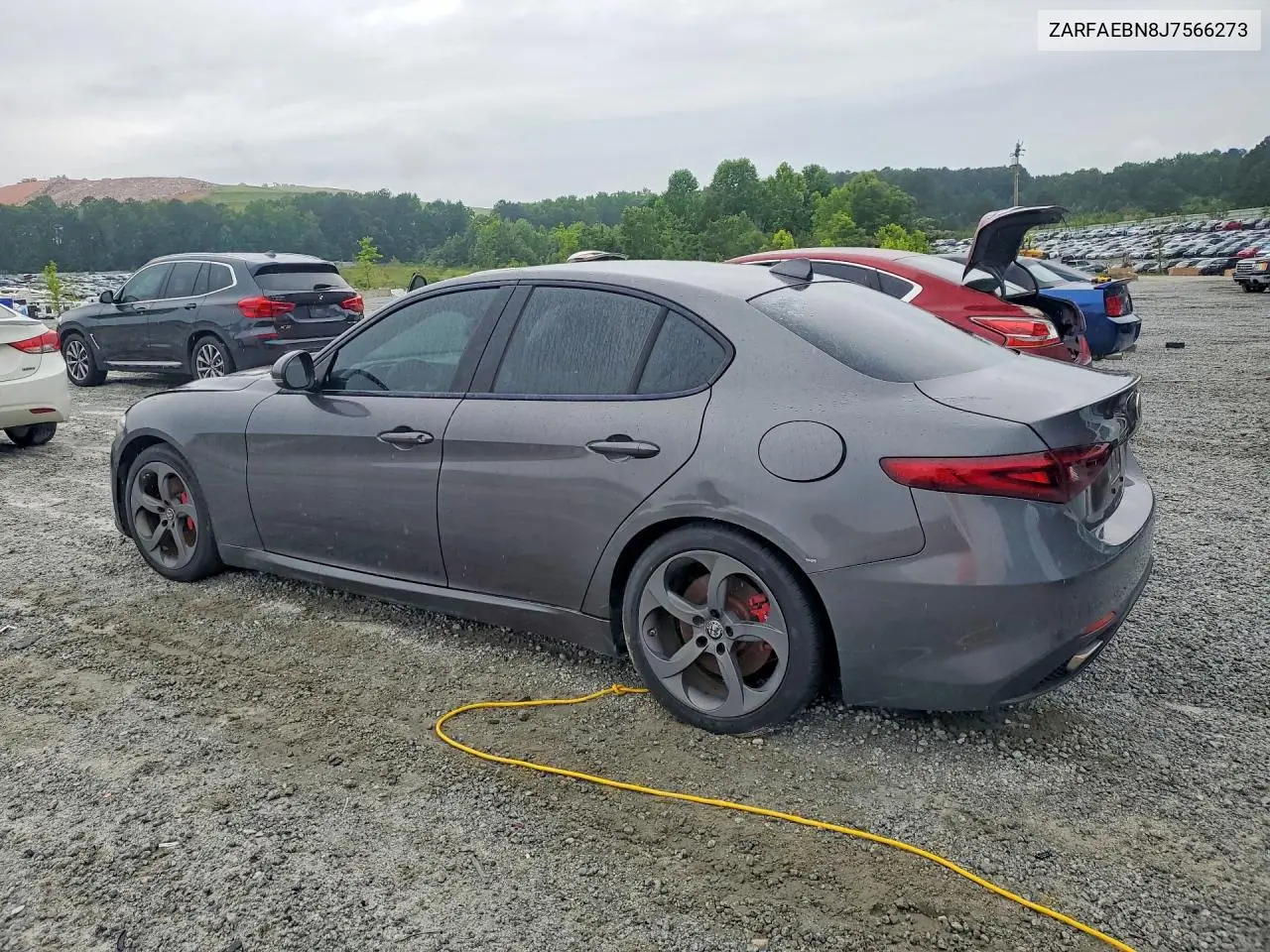 2018 Alfa Romeo Giulia VIN: ZARFAEBN8J7566273 Lot: 57504506