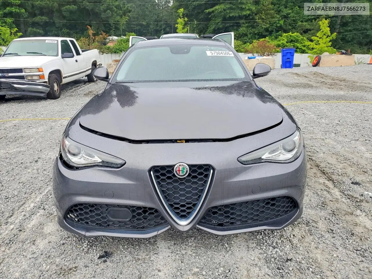 2018 Alfa Romeo Giulia VIN: ZARFAEBN8J7566273 Lot: 57504506