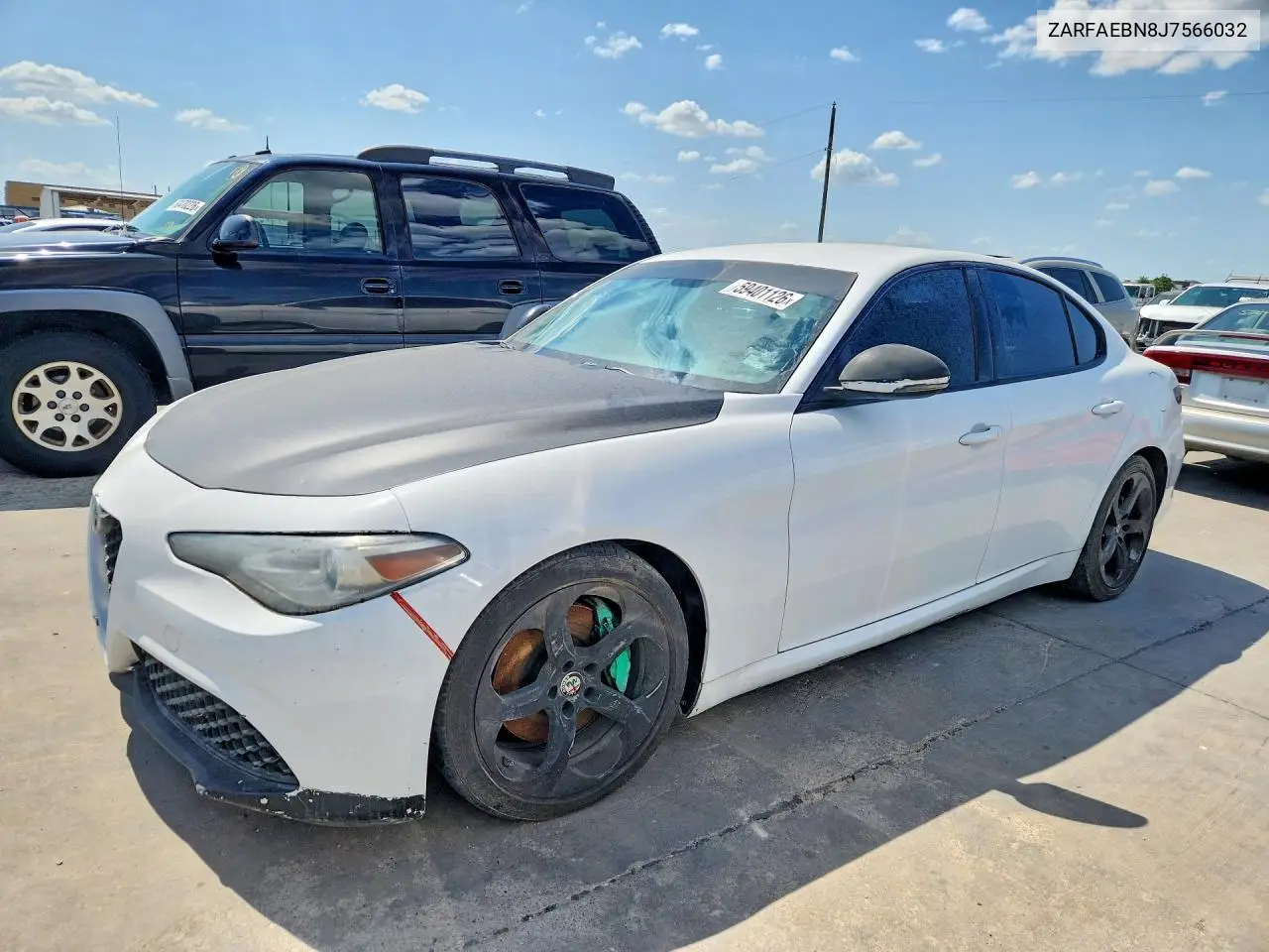 2018 Alfa Romeo Giulia VIN: ZARFAEBN8J7566032 Lot: 59401126