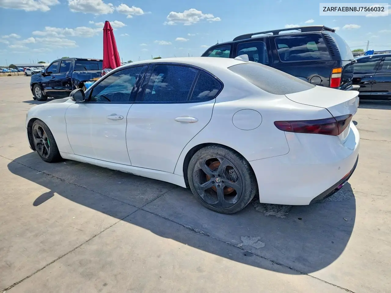 2018 Alfa Romeo Giulia VIN: ZARFAEBN8J7566032 Lot: 59401126