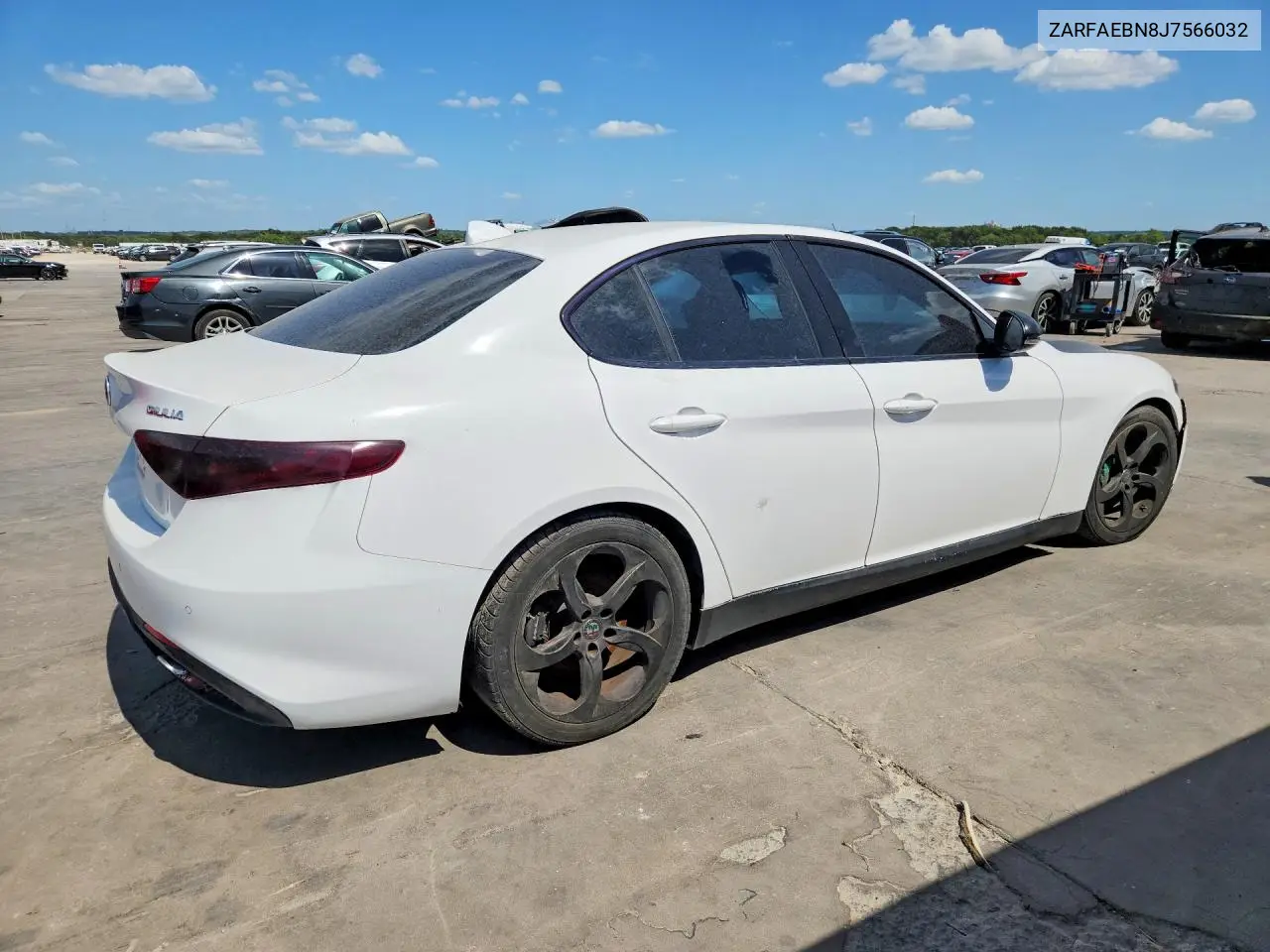 2018 Alfa Romeo Giulia VIN: ZARFAEBN8J7566032 Lot: 59401126
