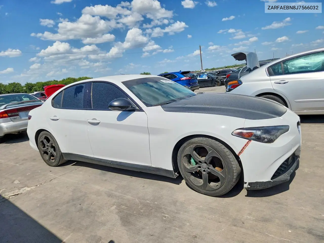 2018 Alfa Romeo Giulia VIN: ZARFAEBN8J7566032 Lot: 59401126