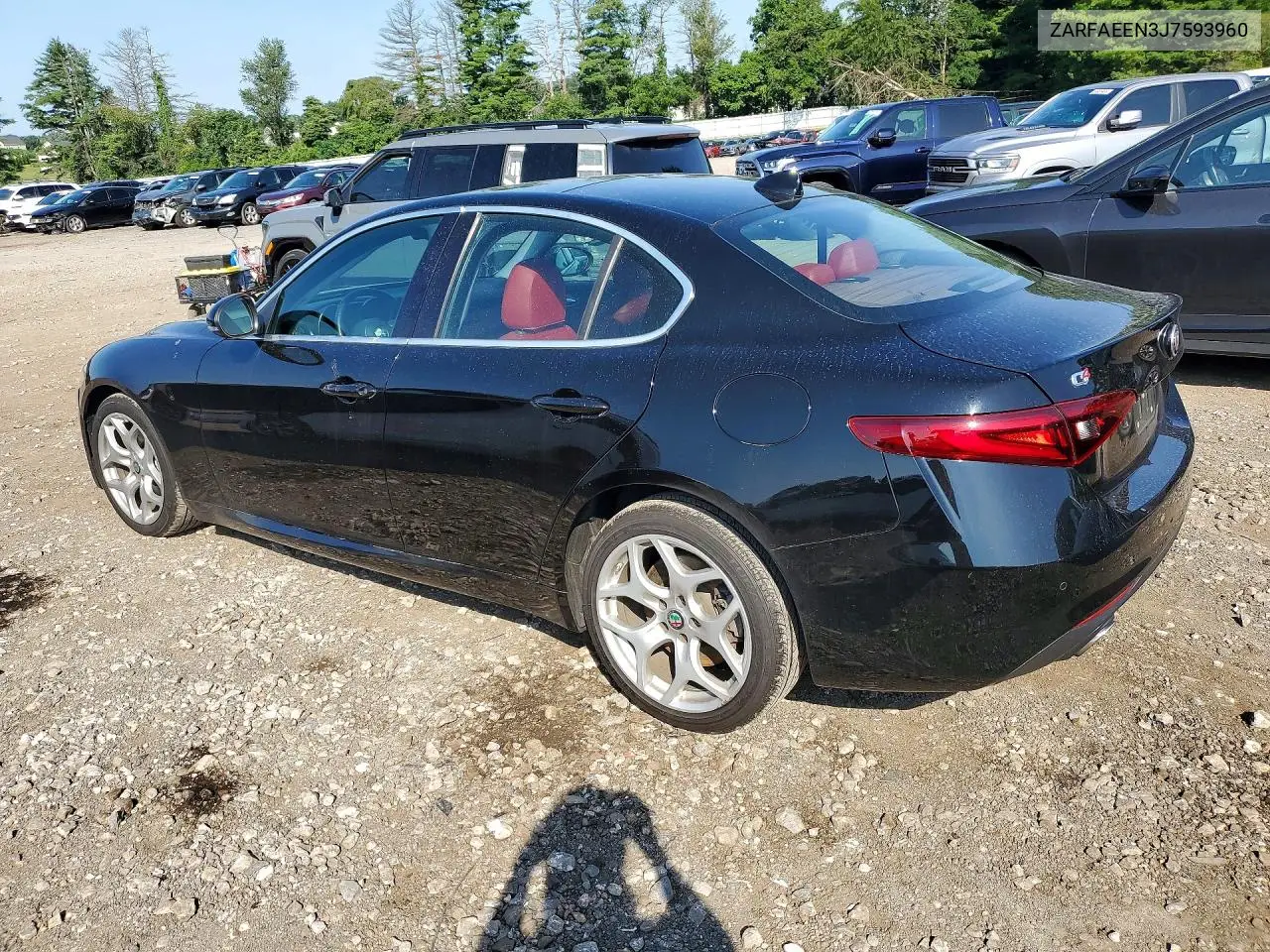 2018 Alfa Romeo Giulia Ti Q4 VIN: ZARFAEEN3J7593960 Lot: 60652706