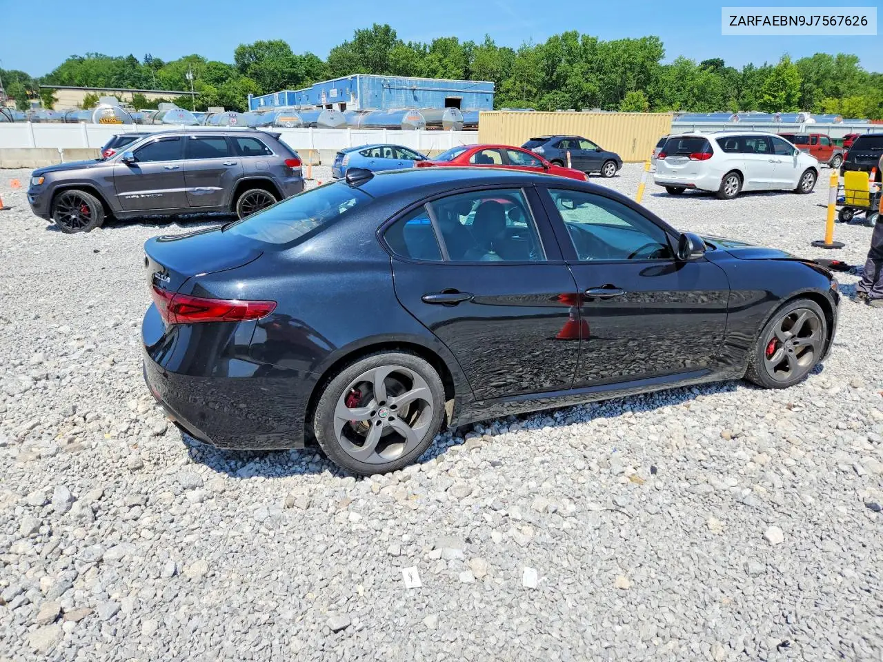 2018 Alfa Romeo Giulia VIN: ZARFAEBN9J7567626 Lot: 60797036