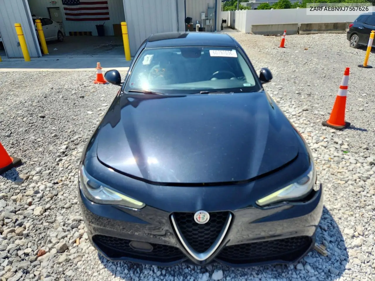 2018 Alfa Romeo Giulia VIN: ZARFAEBN9J7567626 Lot: 60797036