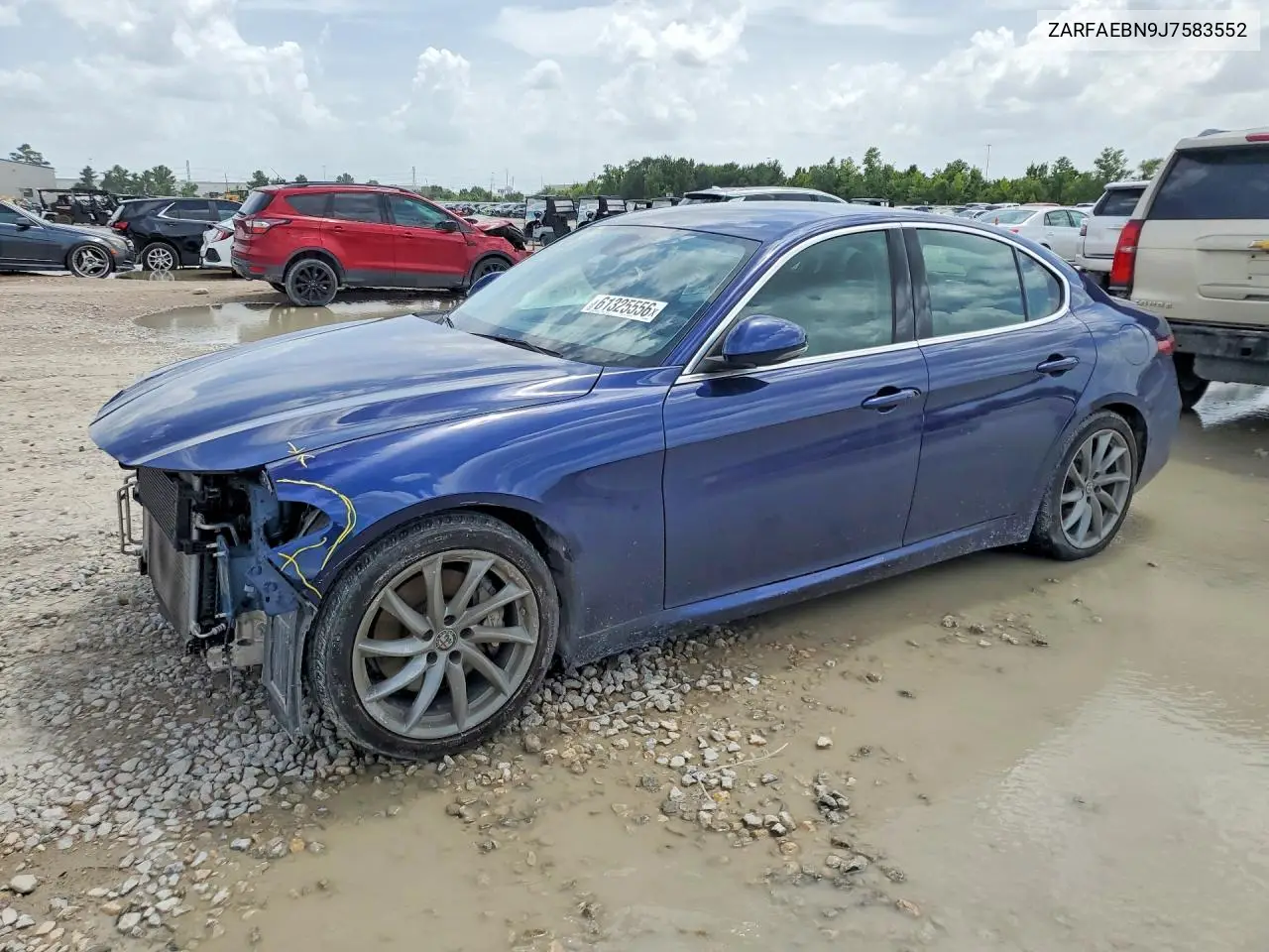 2018 Alfa Romeo Giulia VIN: ZARFAEBN9J7583552 Lot: 61325556