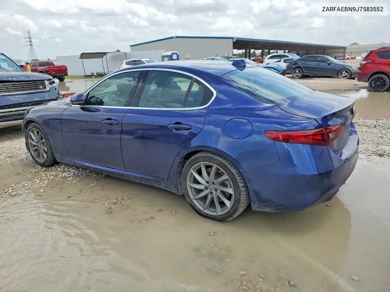 2018 Alfa Romeo Giulia VIN: ZARFAEBN9J7583552 Lot: 61325556