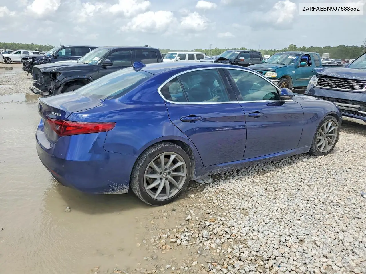 2018 Alfa Romeo Giulia VIN: ZARFAEBN9J7583552 Lot: 61325556
