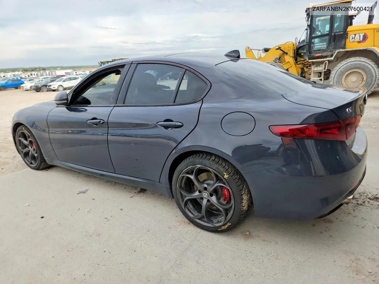 2019 Alfa Romeo Giulia Ti VIN: ZARFANBN2K7600421 Lot: 51566516