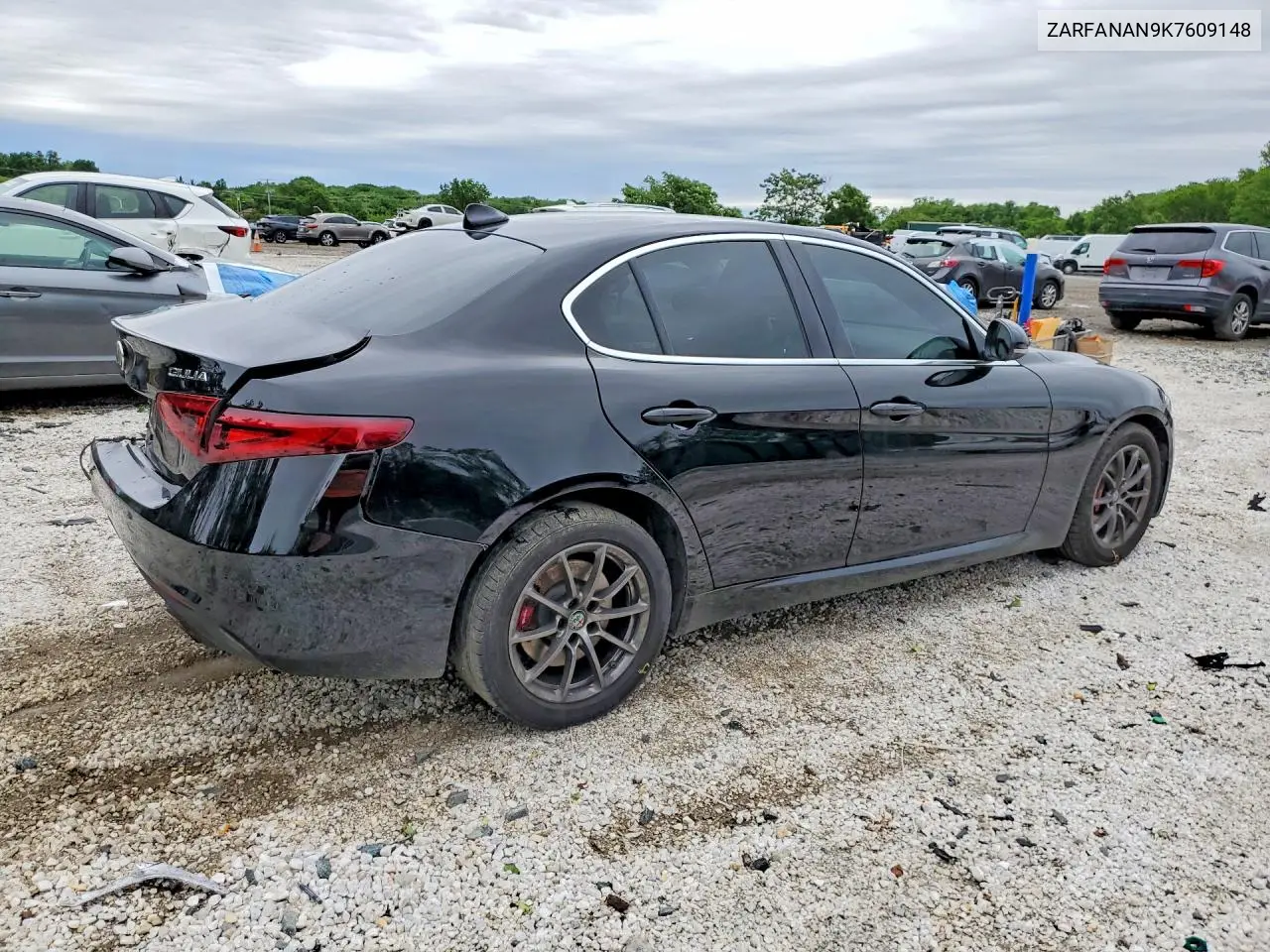 2019 Alfa Romeo Giulia VIN: ZARFANAN9K7609148 Lot: 53193676
