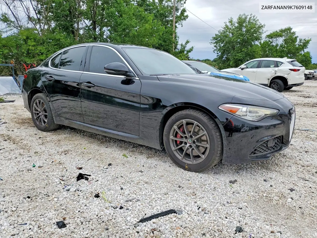 2019 Alfa Romeo Giulia VIN: ZARFANAN9K7609148 Lot: 53193676