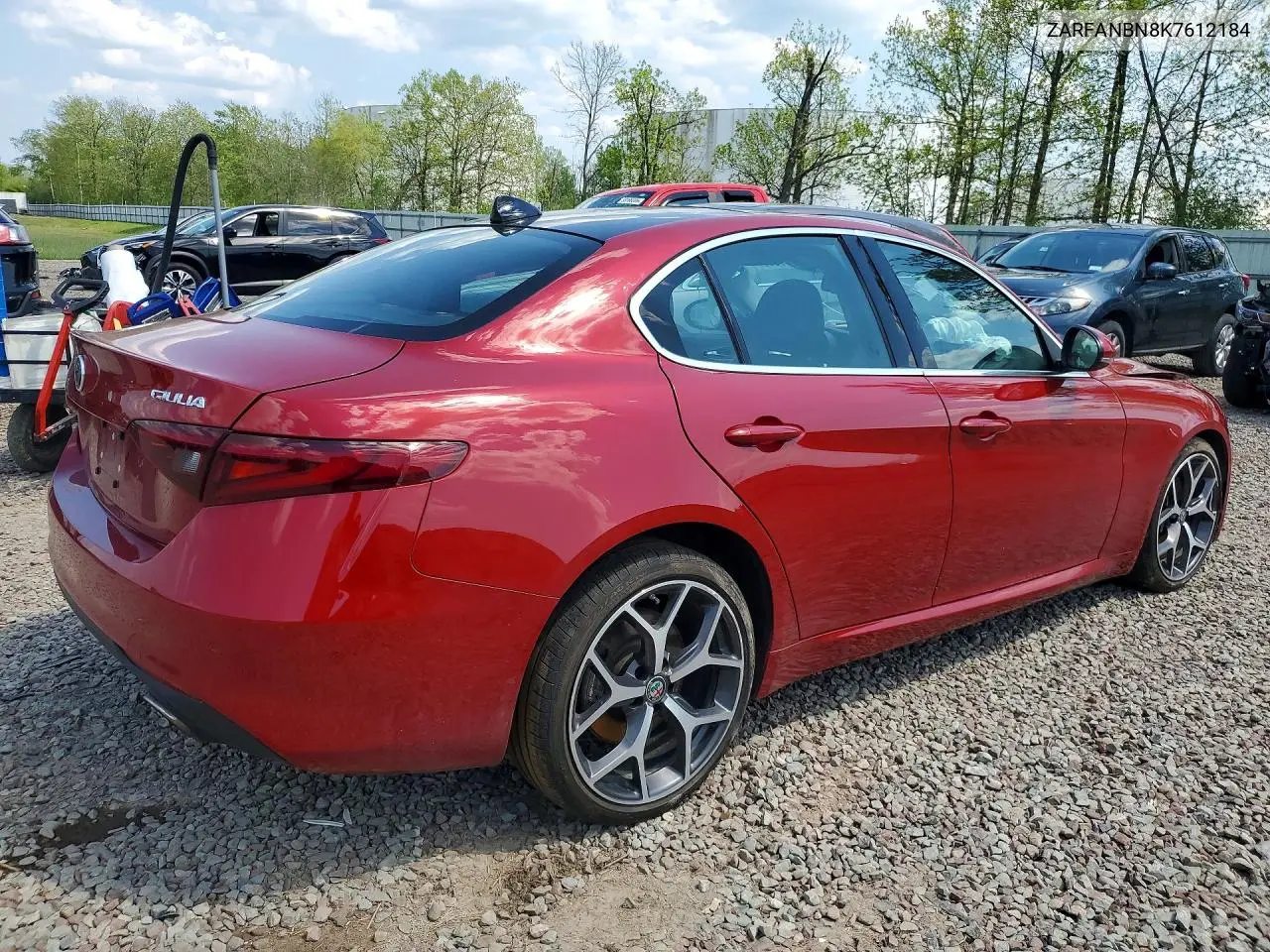 2019 Alfa Romeo Giulia Ti VIN: ZARFANBN8K7612184 Lot: 53967656
