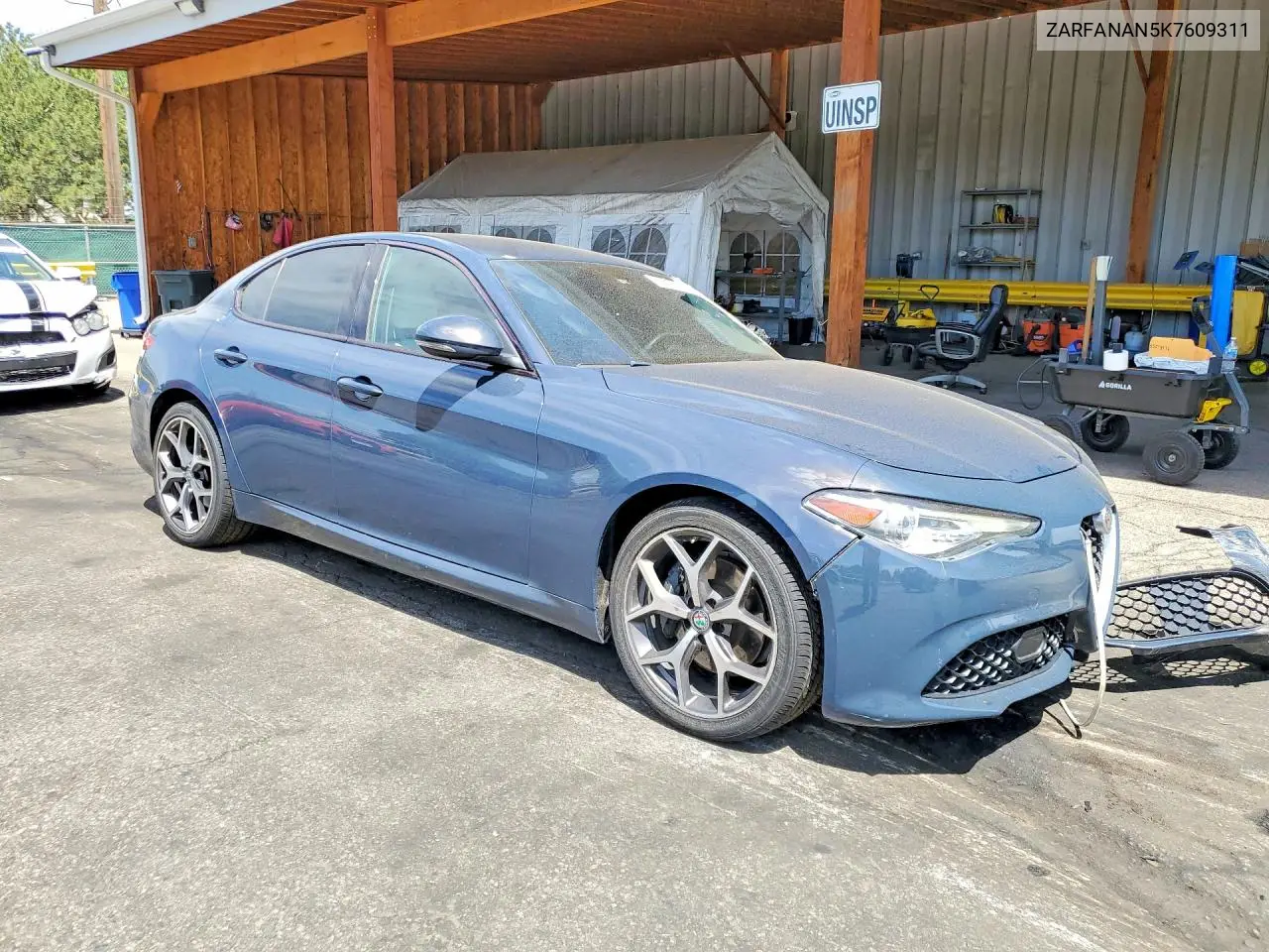 2019 Alfa Romeo Giulia VIN: ZARFANAN5K7609311 Lot: 55078936