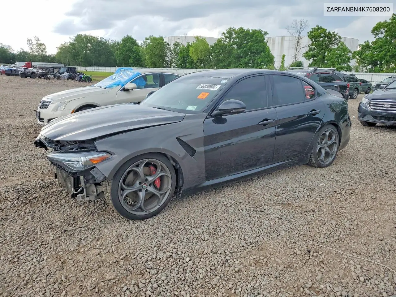2019 Alfa Romeo Giulia Ti VIN: ZARFANBN4K7608200 Lot: 56030686