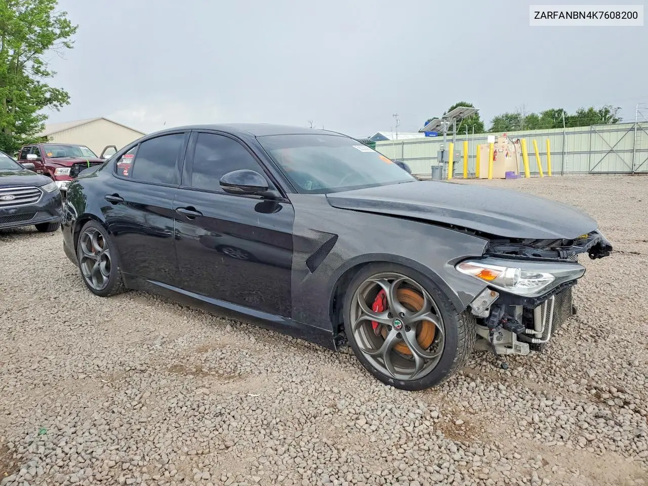 2019 Alfa Romeo Giulia Ti VIN: ZARFANBN4K7608200 Lot: 56030686
