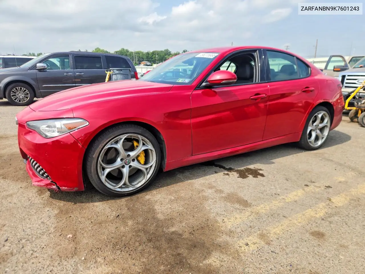 2019 Alfa Romeo Giulia Ti VIN: ZARFANBN9K7601243 Lot: 56315666